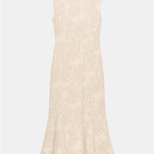Zara Cream Lace Midi Dress